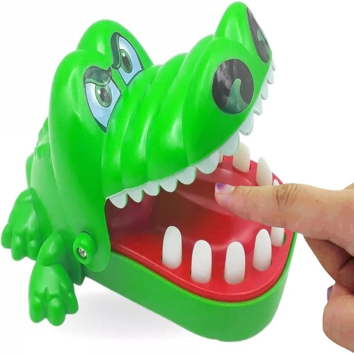 Brinquedo Infantil Jacaré Morde Dedo Crocodilo Dentista pegadinha