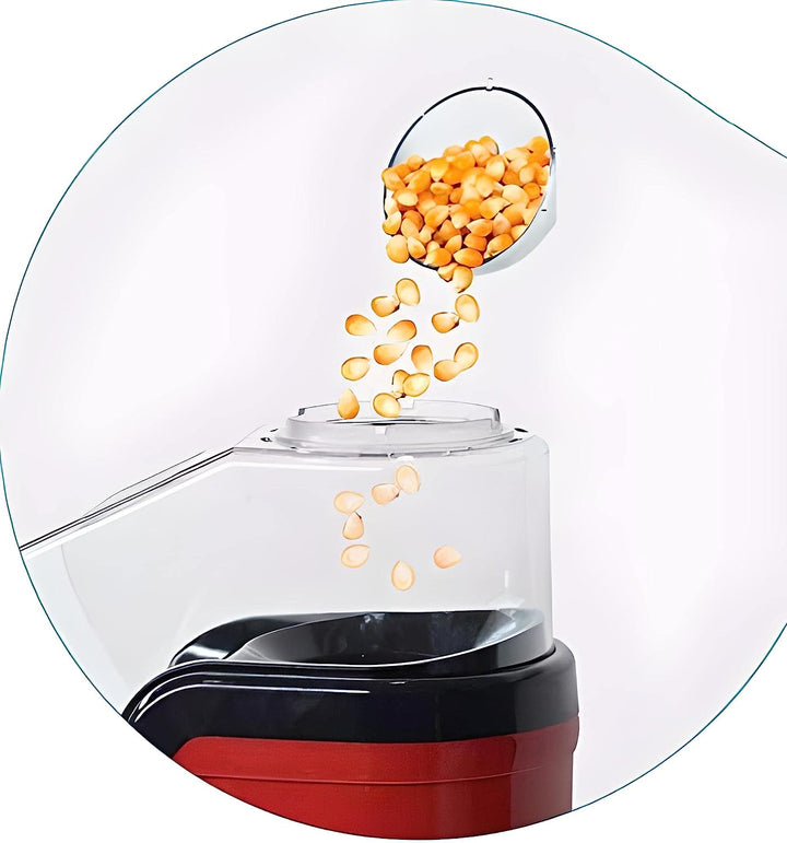 Mini Pipoqueira Elétrica Máquina de Pipoca Doméstica Fácil de Usar Sem Óleo