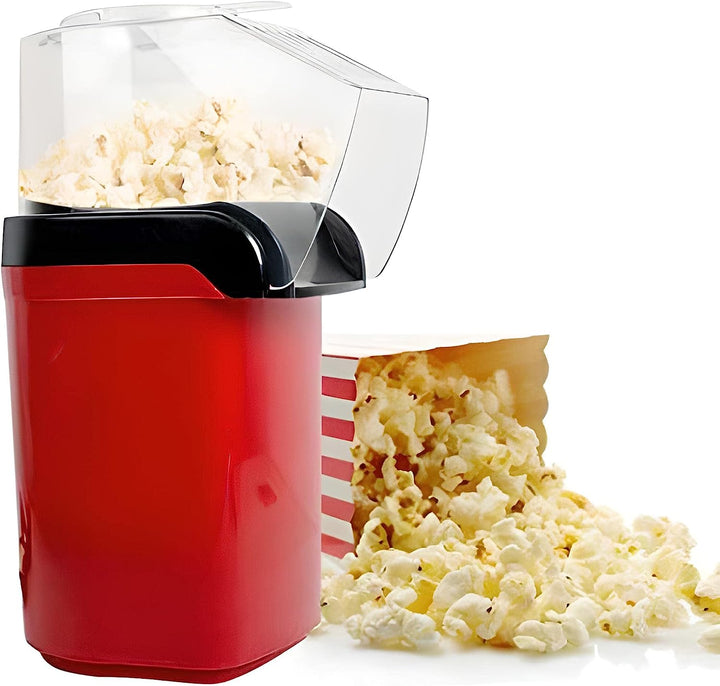 Mini Pipoqueira Elétrica Máquina de Pipoca Doméstica Fácil de Usar Sem Óleo