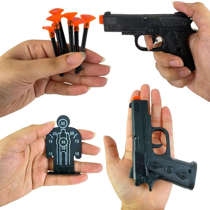kit 2 Air gun com 6 dardo e 1 alvo brinquedo