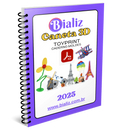 Moldes PDF Caneta Toyprint 3D  - Bializ