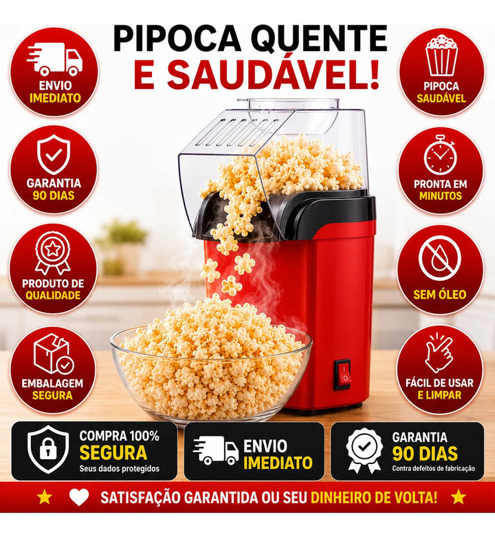 Pipoqueira Cinema em Casa – Sem Óleo 1200W-127v