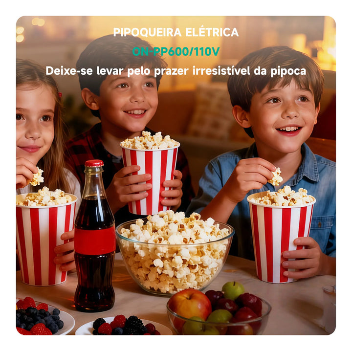 Pipoqueira Cinema em Casa – Sem Óleo 1200W-127v