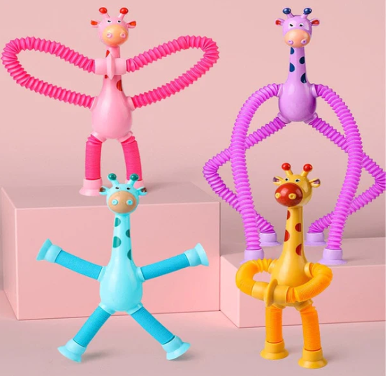GIRAFA COM LED E VENTOSA INFANTIL