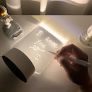 Placa Led Usb De Nota Mensagem Criativo Com caneta Decoração