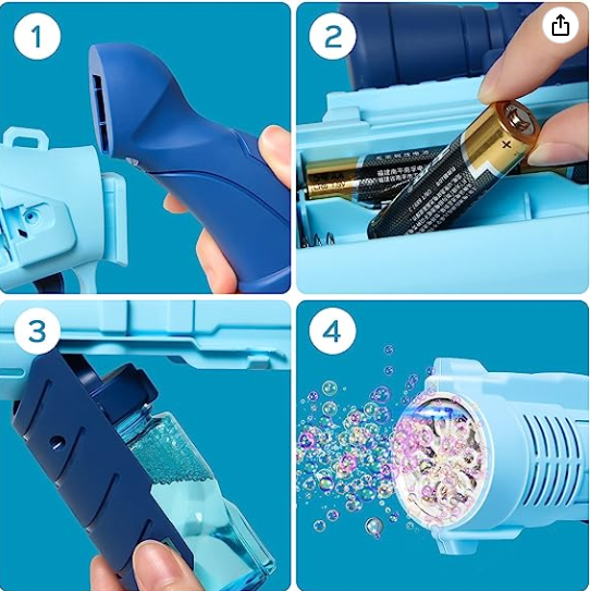 ARMA SOPRADORA DE BOLHA