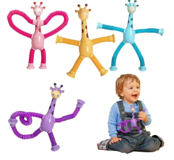 GIRAFA COM LED E VENTOSA INFANTIL