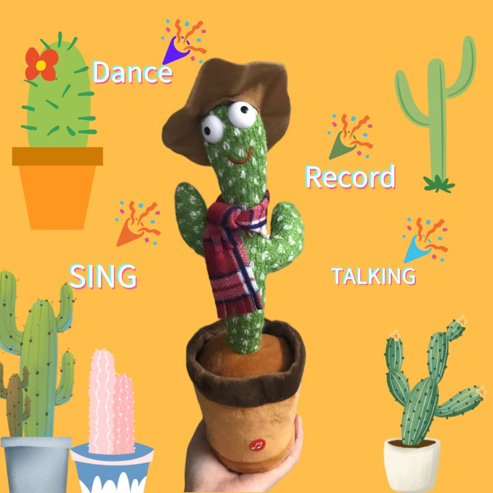Pelúcia Br Machine Eletrônico Cacto Dançarino (36cm)
