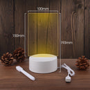 Placa Led Usb De Nota Mensagem Criativo Com caneta Decoração
