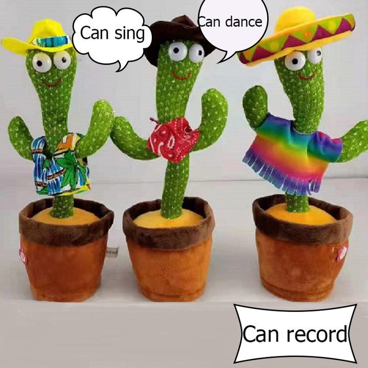Pelúcia Br Machine Eletrônico Cacto Dançarino (36cm)