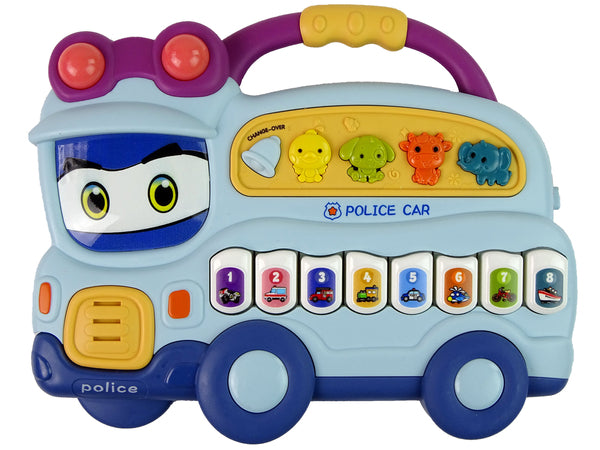 Piano Interativo Som Policial entre outros e Animais