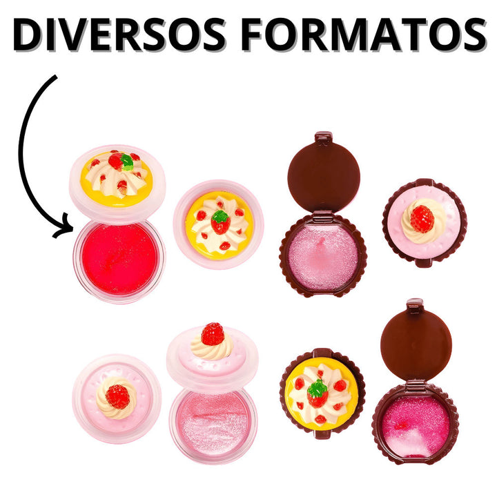 Glos Labial Infantil Lip Gloss Make De Criança Maquiagens