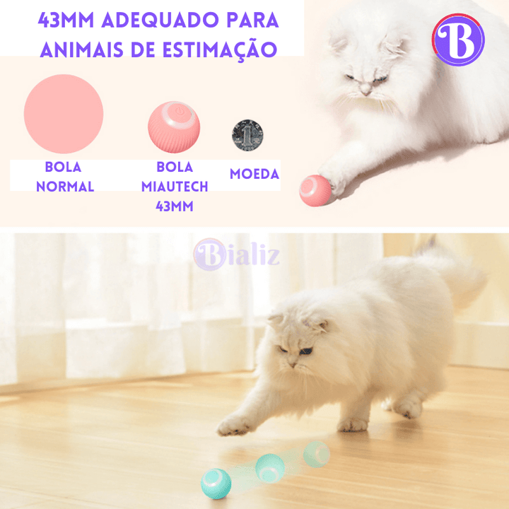 Bola MiauTech -Diversão Inteligente - Bializ