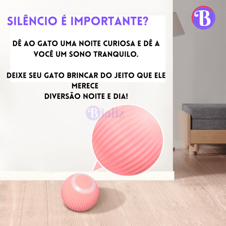 Bola MiauTech -Diversão Inteligente - Bializ
