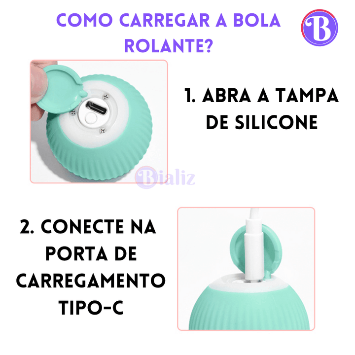 Bola MiauTech -Diversão Inteligente - Bializ