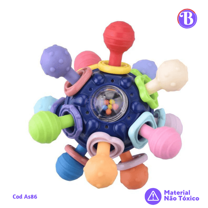 GiraChocalho Bola Bebê: Explorando Sentidos - Bializ