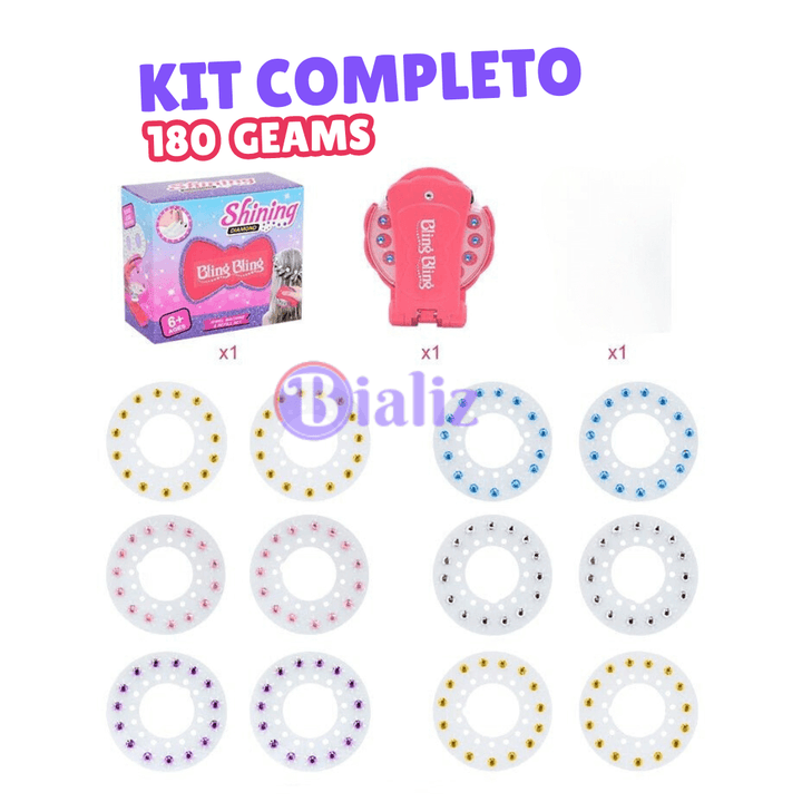 Kit cabelo de Princesa - Gemas Cintilantes - Bializ
