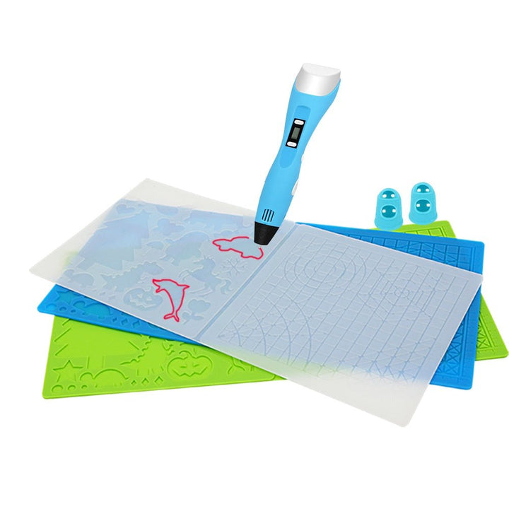 Kit Criativo 3D: Tapete e Modelos para Caneta Mágica - Bializ