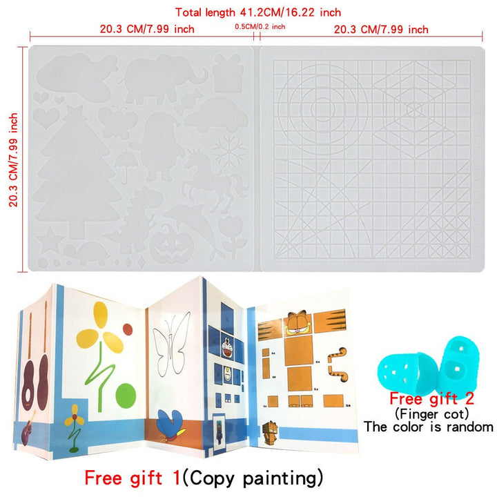 Kit Criativo 3D: Tapete e Modelos para Caneta Mágica - Bializ