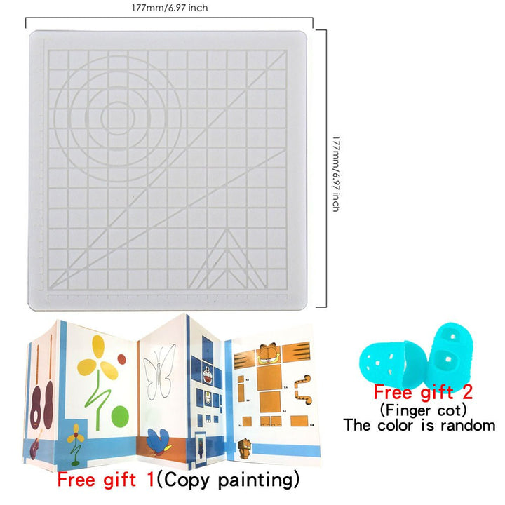 Kit Criativo 3D: Tapete e Modelos para Caneta Mágica - Bializ