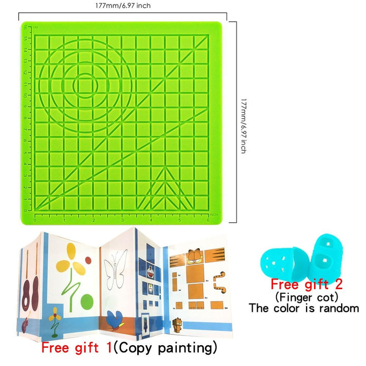 Kit Criativo 3D: Tapete e Modelos para Caneta Mágica - Bializ