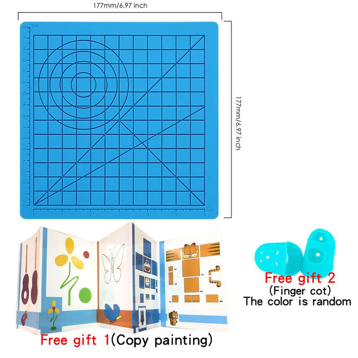 Kit Criativo 3D: Tapete e Modelos para Caneta Mágica - Bializ