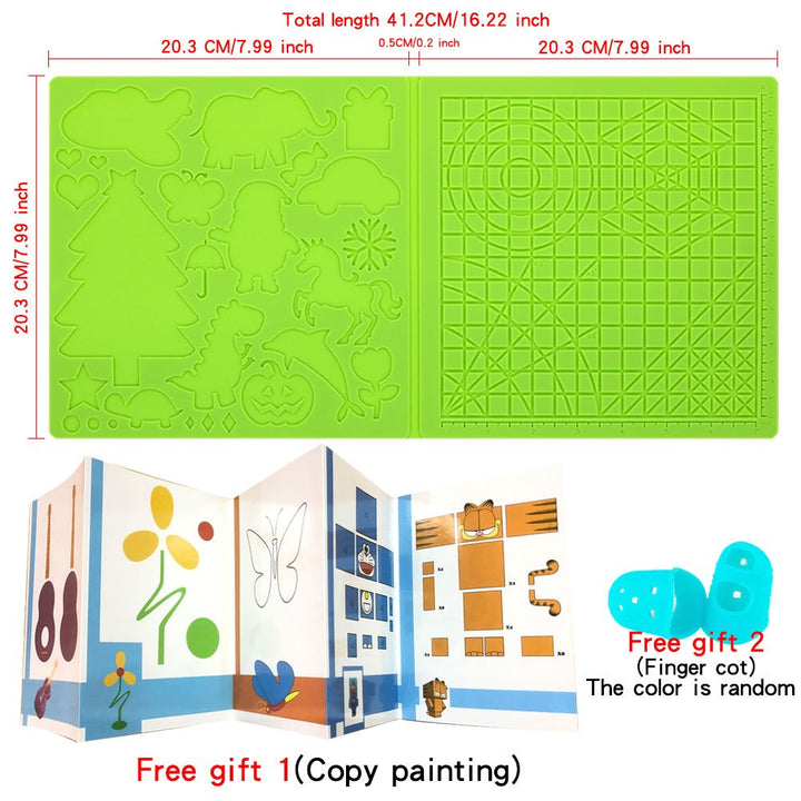 Kit Criativo 3D: Tapete e Modelos para Caneta Mágica - Bializ