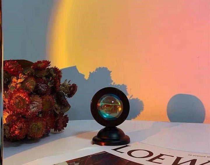 Mini gatinho projetor de luz USB do chão ao teto - Bializ