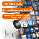 Mini Projetor Portátil 4k Android Full Hd Smart Wifi Cinema - Bializ