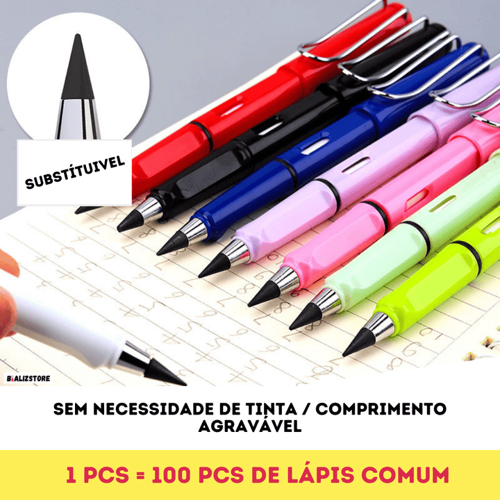 Nova Tecnologia de Escrita Ilimitada Lápis Eterno - Bializ
